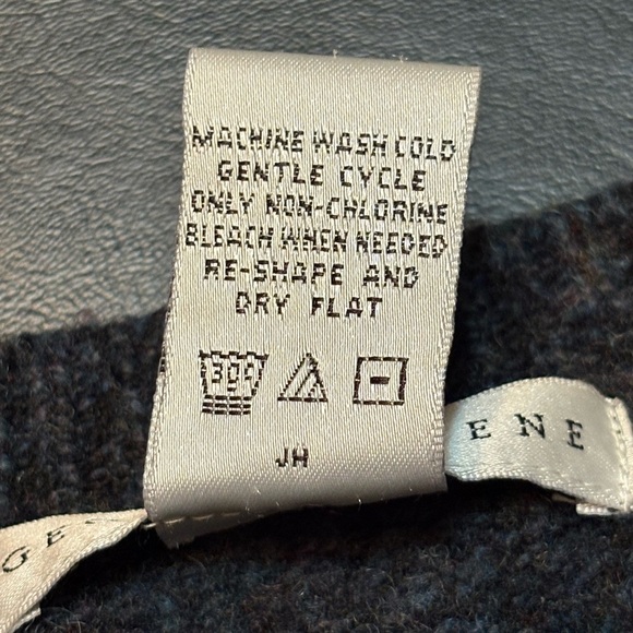 Vtg Geoffrey Beene 100% Lambswool Grandpa Sweater Sz M Preppy - Picture 4 of 11